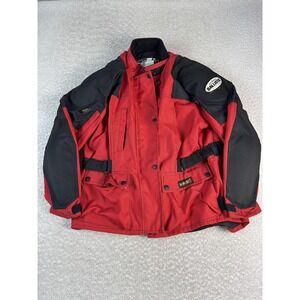 Joe Rocket Jacket Womens Large Red Black Ballistic‎ Series Motorcycle Riding